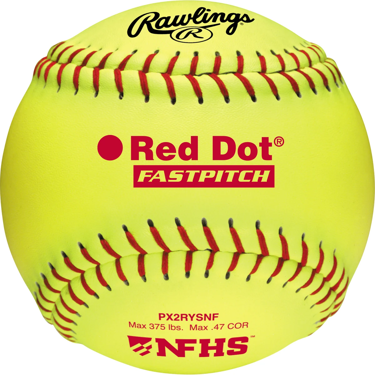 Rawlings NFHS Raised Seam Fastpitch Softballs - PX2RYSNF 1