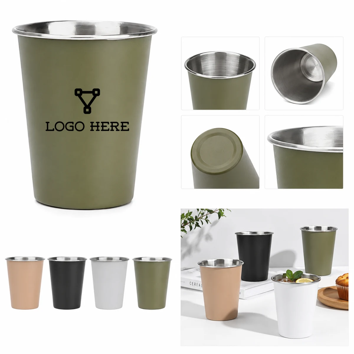 Matte Finish Portable Drinking Cup 1