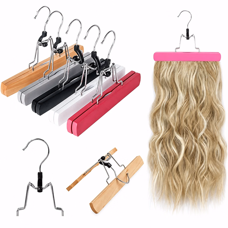 Wooden Wig & Skirt Hanger