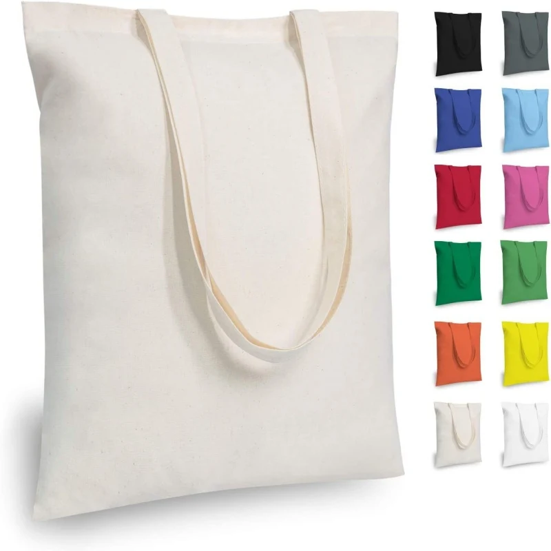 Portable Canvas Bag, custom tote bag with logo imprint 1