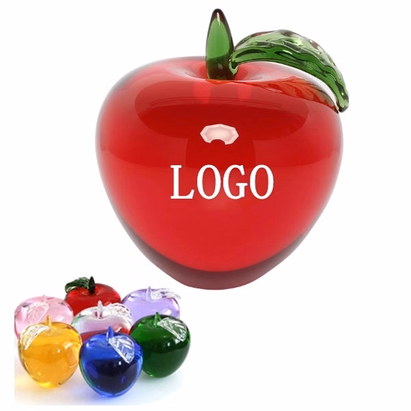 Crystal Apple For Christmas Gift