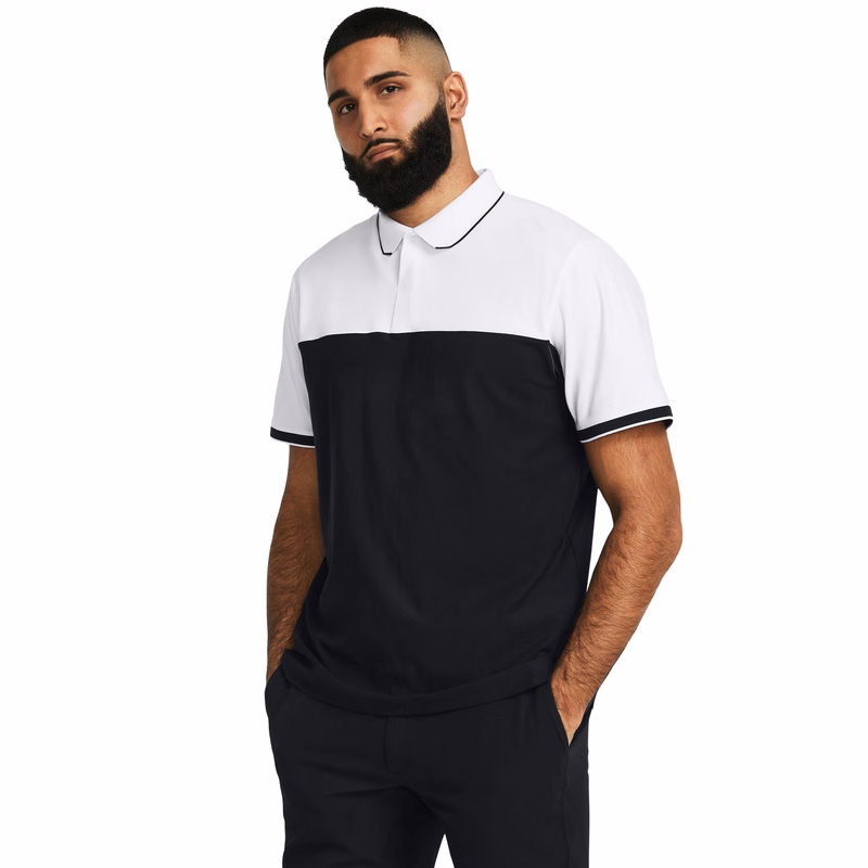 Men's UA Tour Tips Blocked Polo