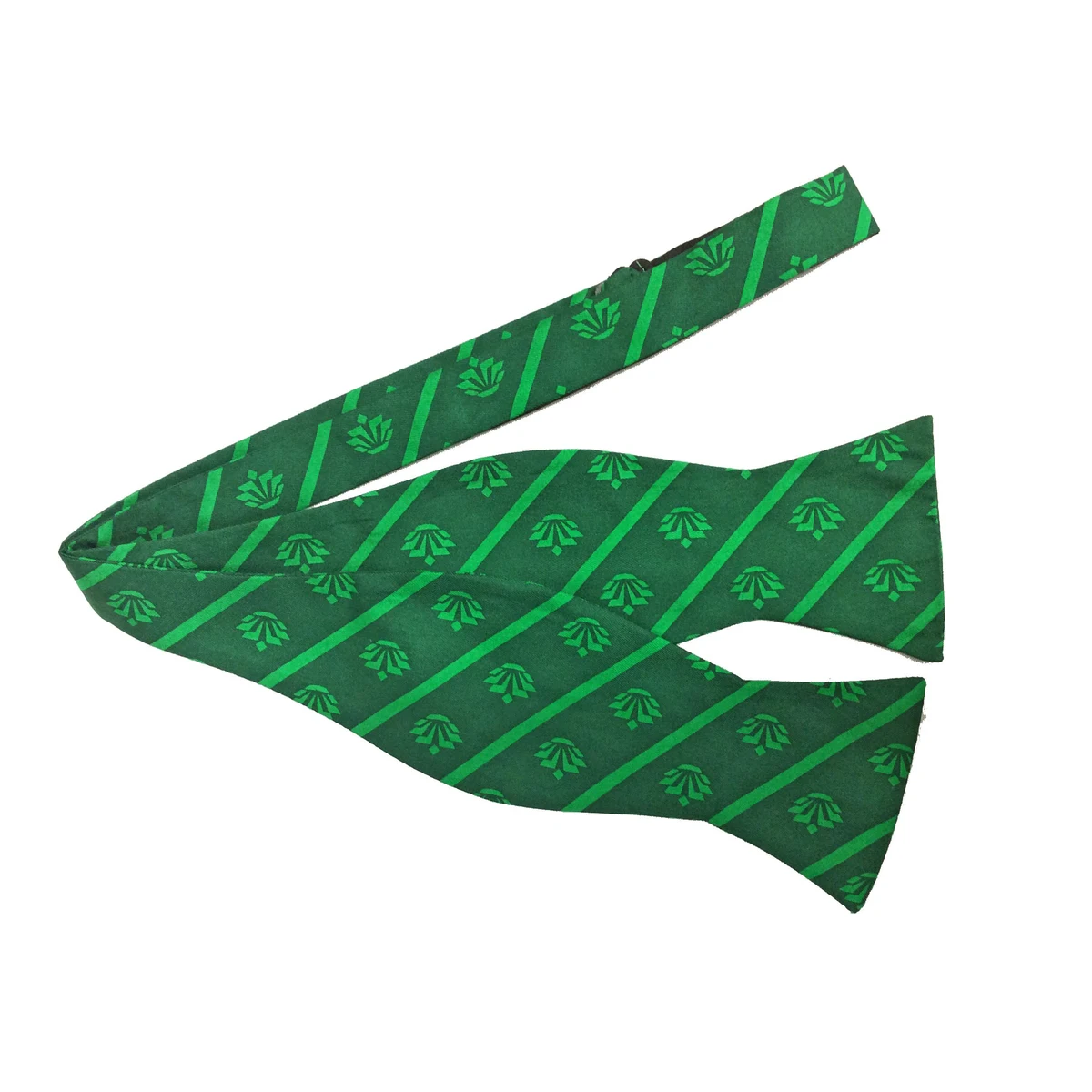 Custom Wet Dye Logo Silk Self Tie Bow Tie 1