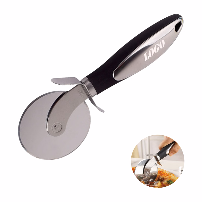 Stainless Steel Pizza Cutter with Hand Guard