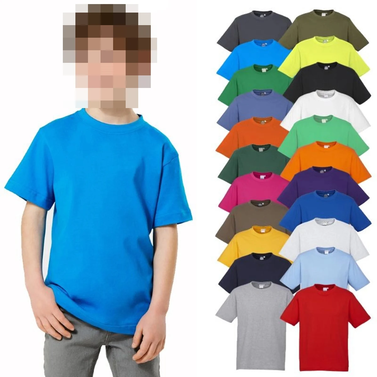 Kids Modern Fit Combed Cotton Tee 1