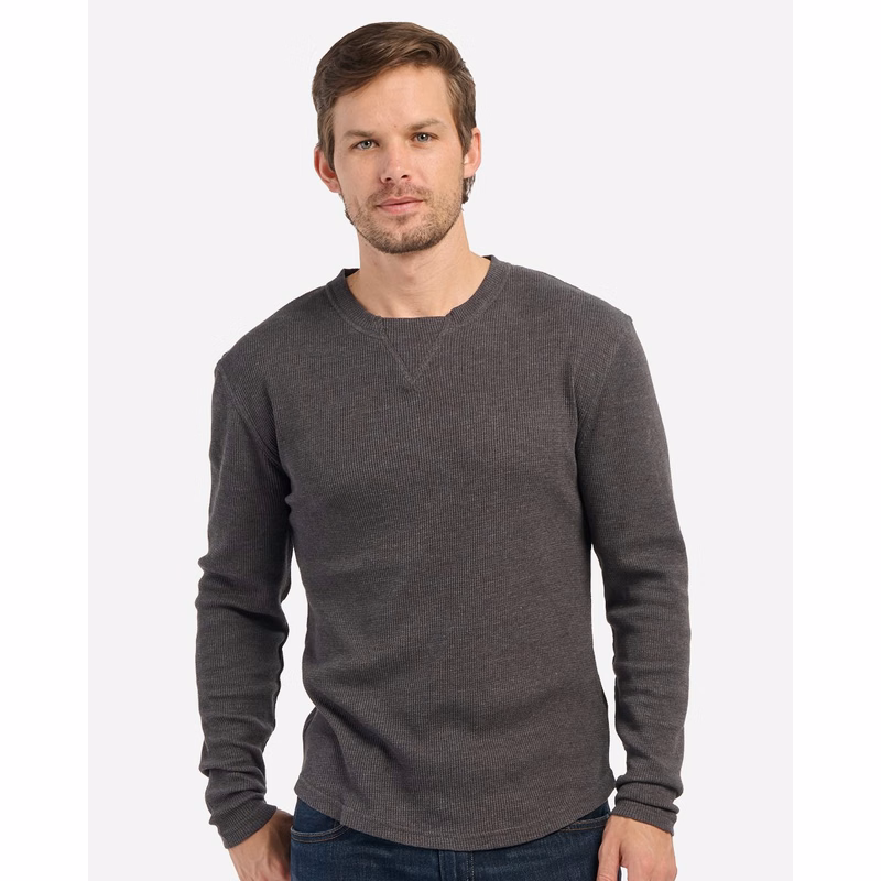 Men's Waffle Knit Long Sleeve T-Shirt - BM3103