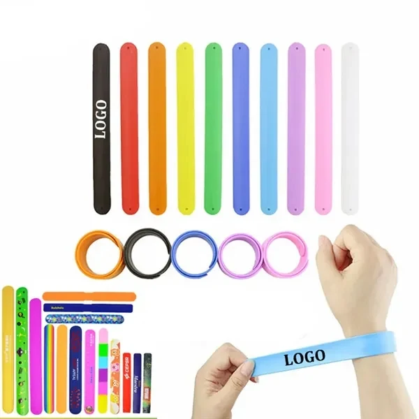 Custom Silicone Slap Wrist Band Bracelet — Event Participant Identification 1