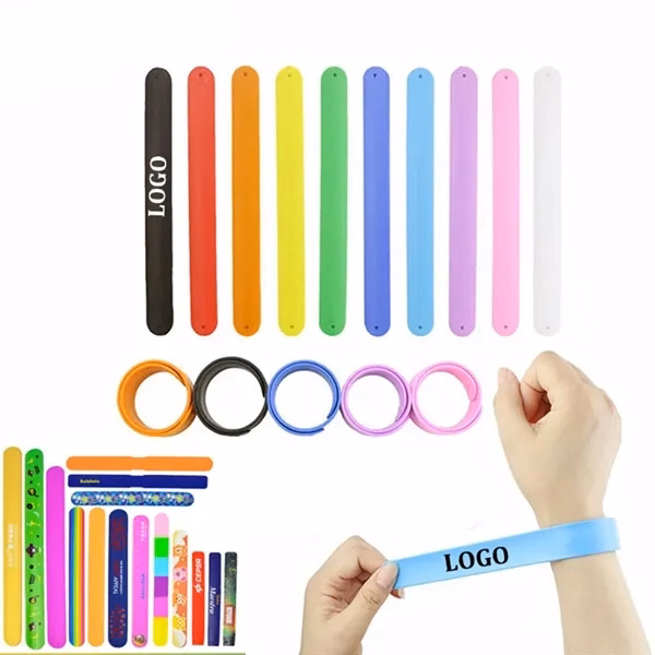 Custom Silicone Slap Wrist Band Bracelet — Event Participant Identification