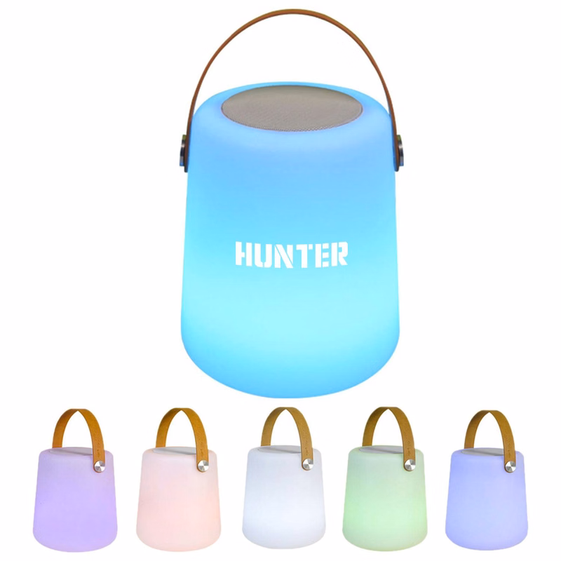 Outdoor portable lighting luminous bluetooth speaker