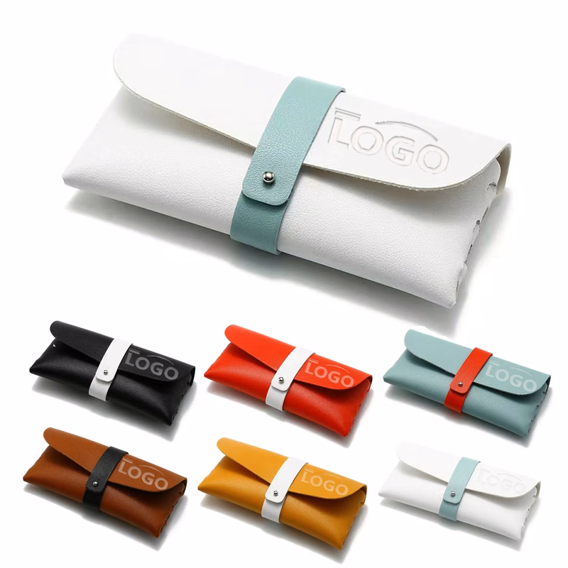 PVC Leather Soft Holder Pocket Bag Sunglasses Case
