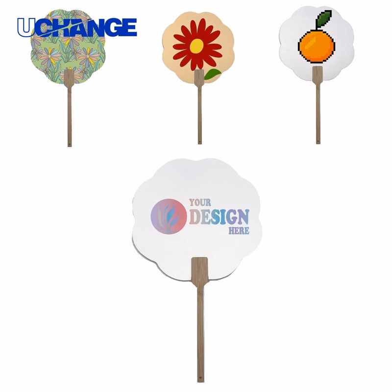 Full Color Custom Paper Hand Fan