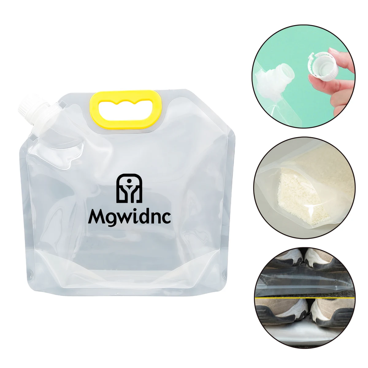 1L Stand Up Spout Pouch with Handle 1