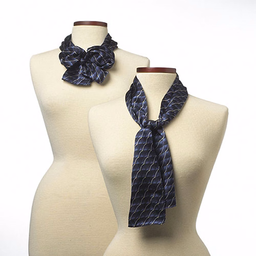 Hamilton Career Collection Silk Scarf - 8"x45"