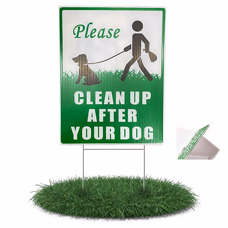 12" x 18" Yard Signs With Stakes
