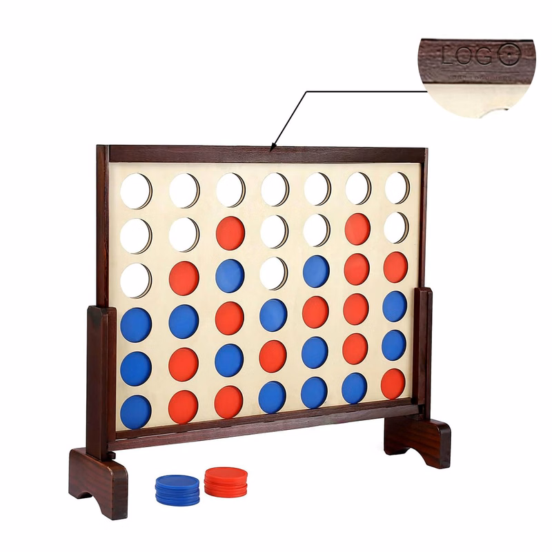 Giant Classic Connect 4 Wooden Board Game