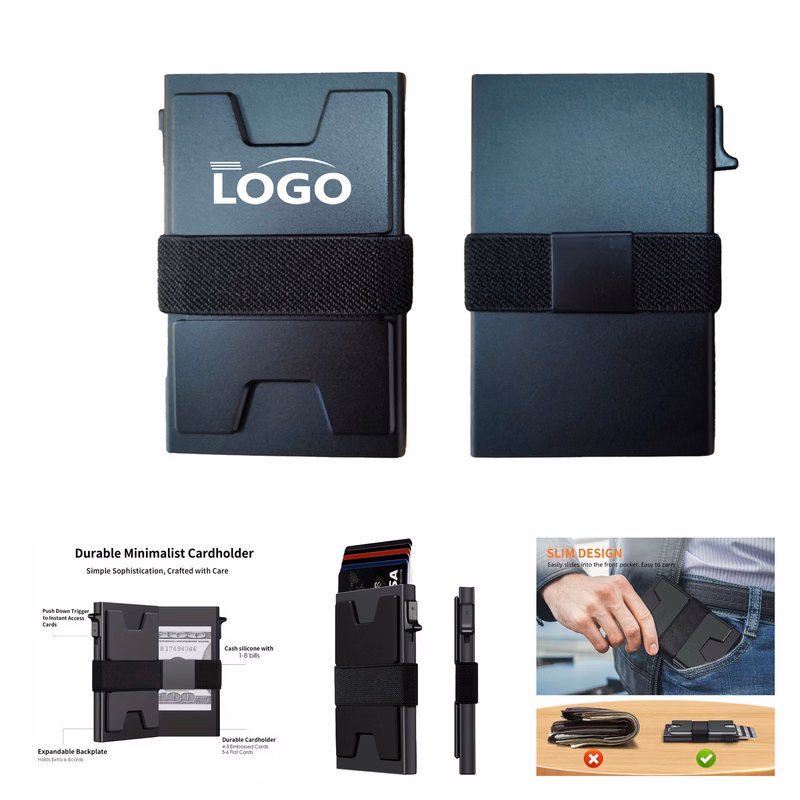MOQ 50 pcs RFID Blocking Card Holder