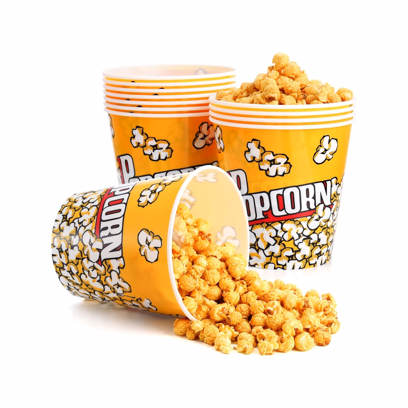 Durable Paper Popcorn Bucket