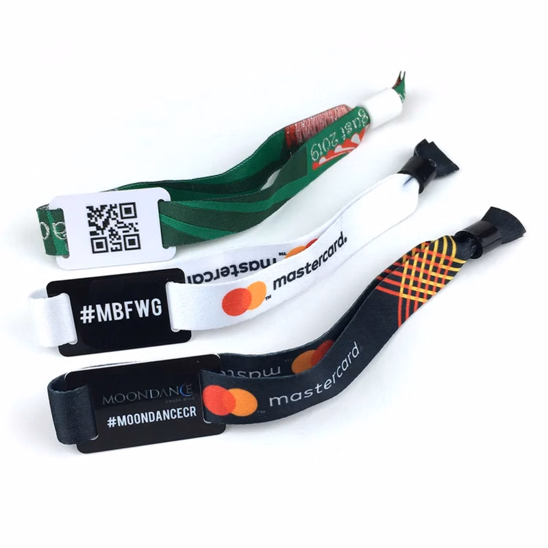 iTAGL 3/4" Smart NFC Digital Business Event Fabric Wristband