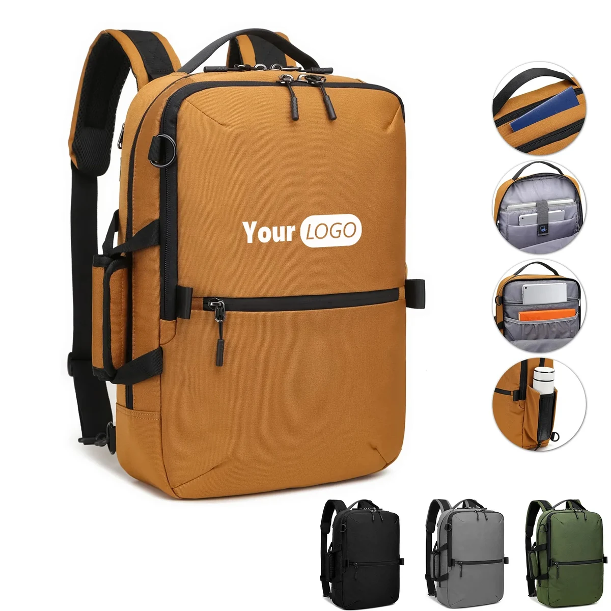 Business Slim Durable Laptop Backpack 15.6 Inch 1