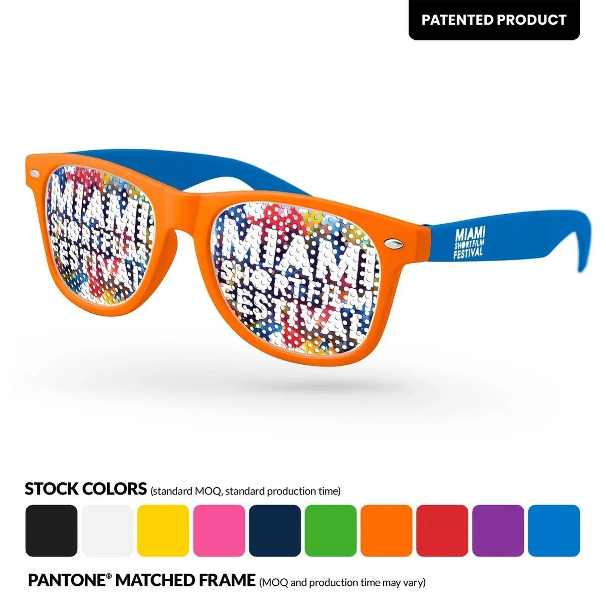 2-Tone Retro Pinhole Sunglasses Eyewear 1