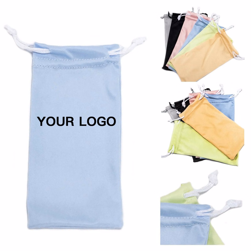 Soft Microfiber Drawstring Glasses Pouch