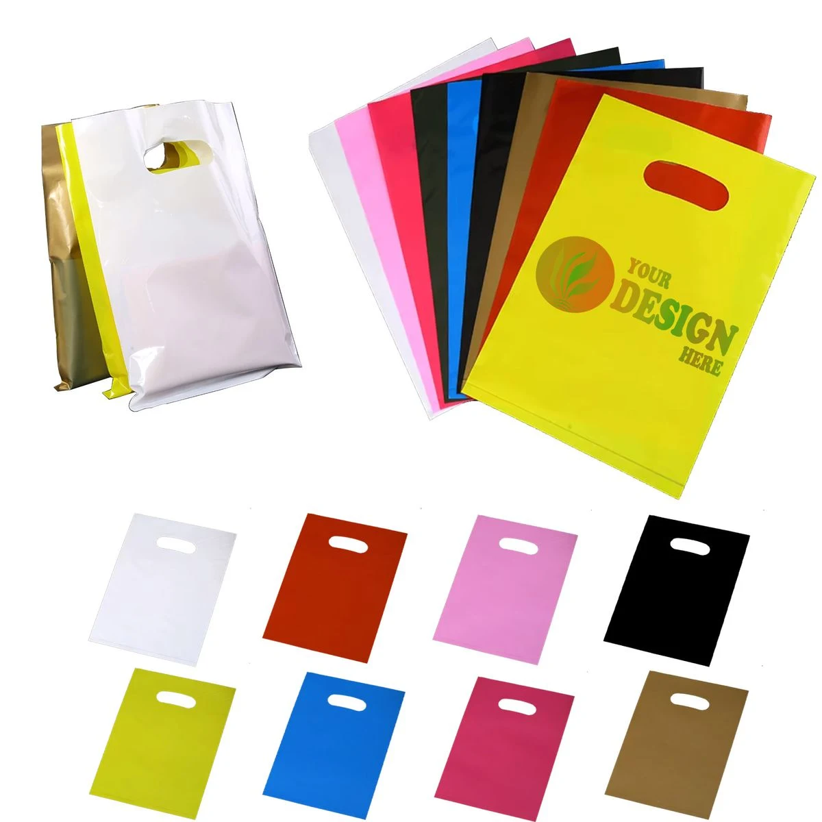 Four Finger Plastic Gift Bag 1