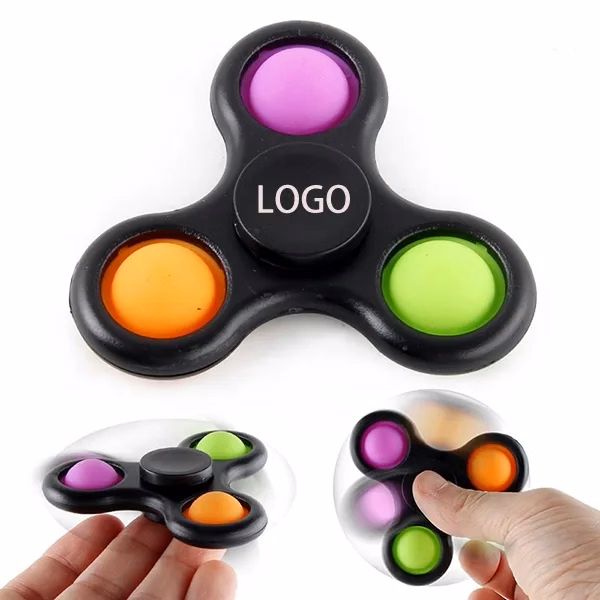 Three Finger Bubble Pop Stress Reliever Spininer