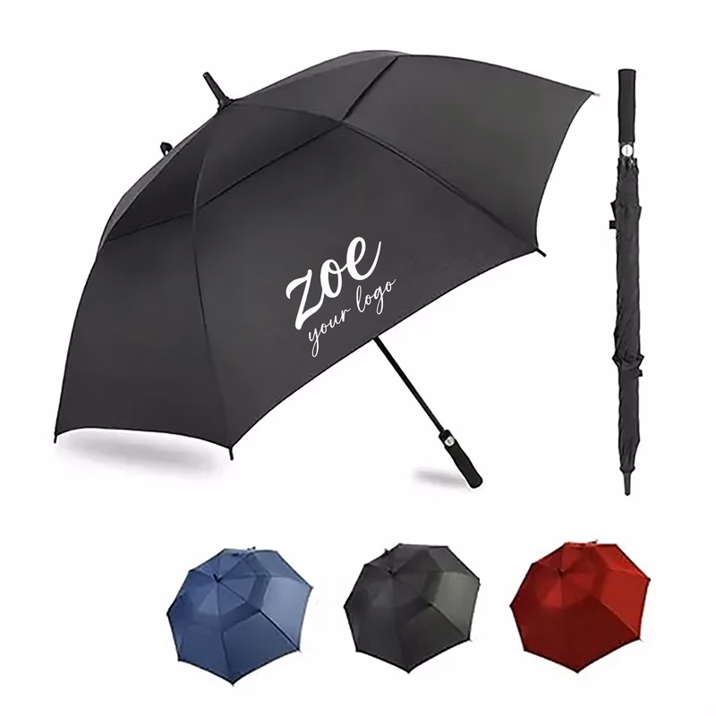 Auto Open Double Canopy Golf Umbrella