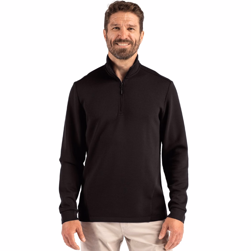 Clique Haven Recycled Mens Quarter Zip Sweatshirt