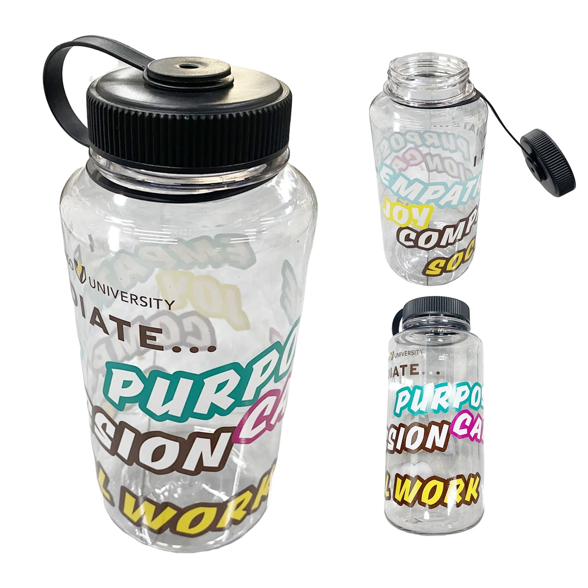 32OZ Portable Space Plastic Cup With Handle 1
