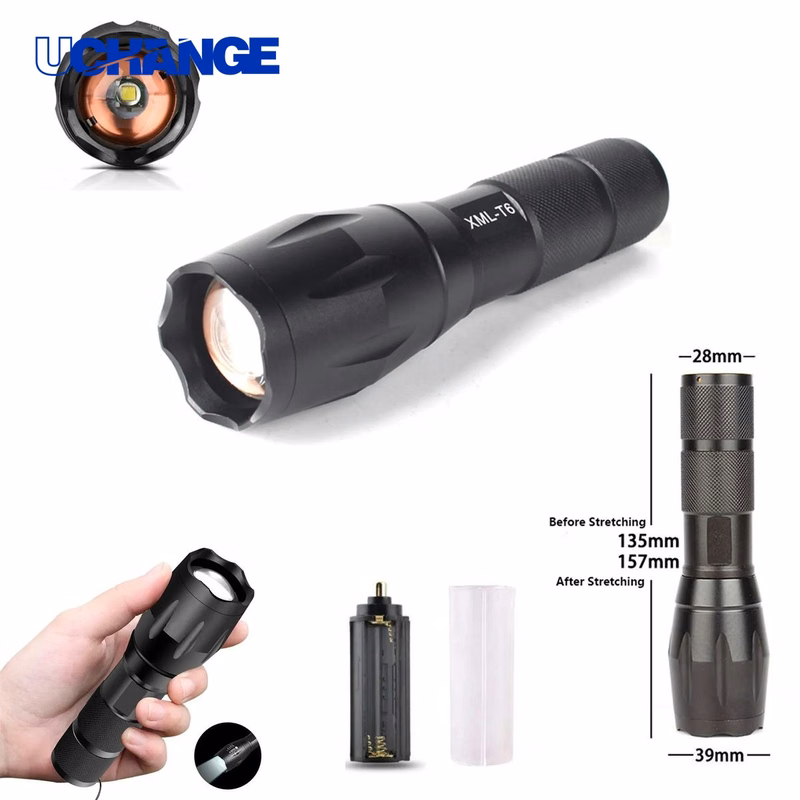 Telescopic Zoom LED Flashlight Tool