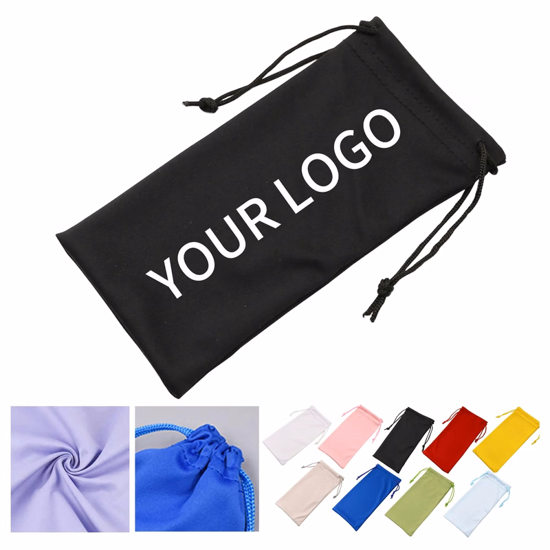 Soft Microfiber Eyewear Pouch Bag