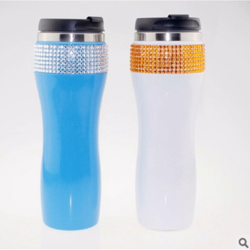 14 Oz. Bling Stainless Steel Traveler Mug