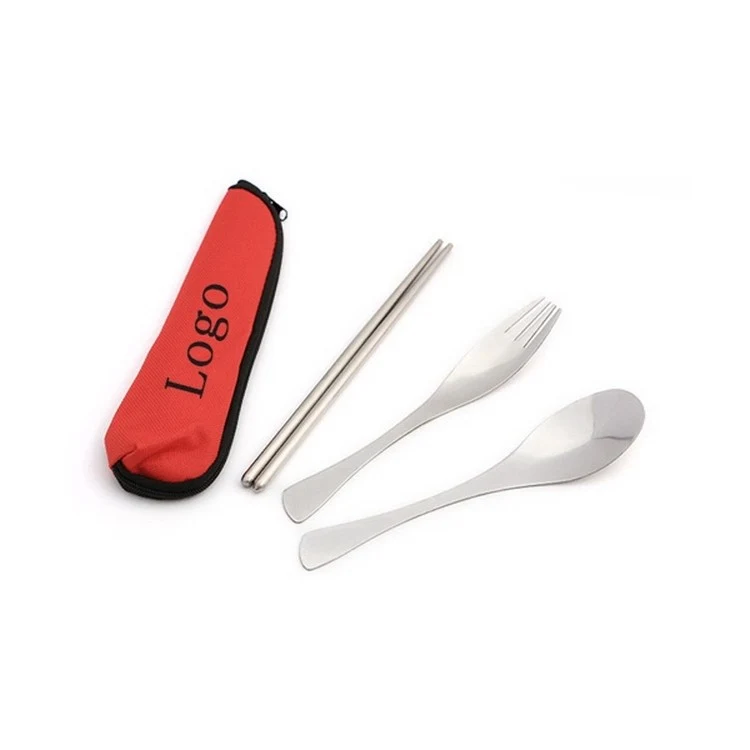 Promotional Chopsticks Fork And Spoon Tableware Set 1