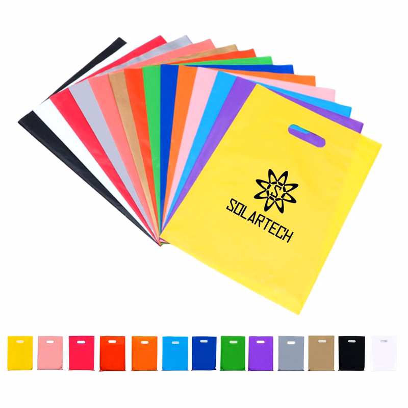 Die Cut Fold-Over Plastic Bag