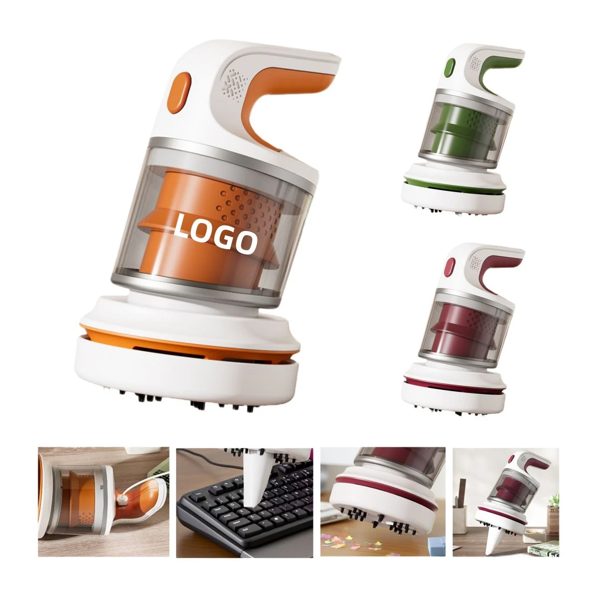ABS Desktop Vacuum With 500mAh Battery 1
