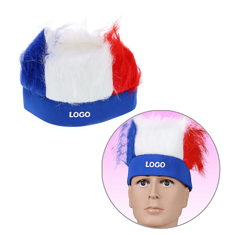 Sports Fan Wig with Headband 1