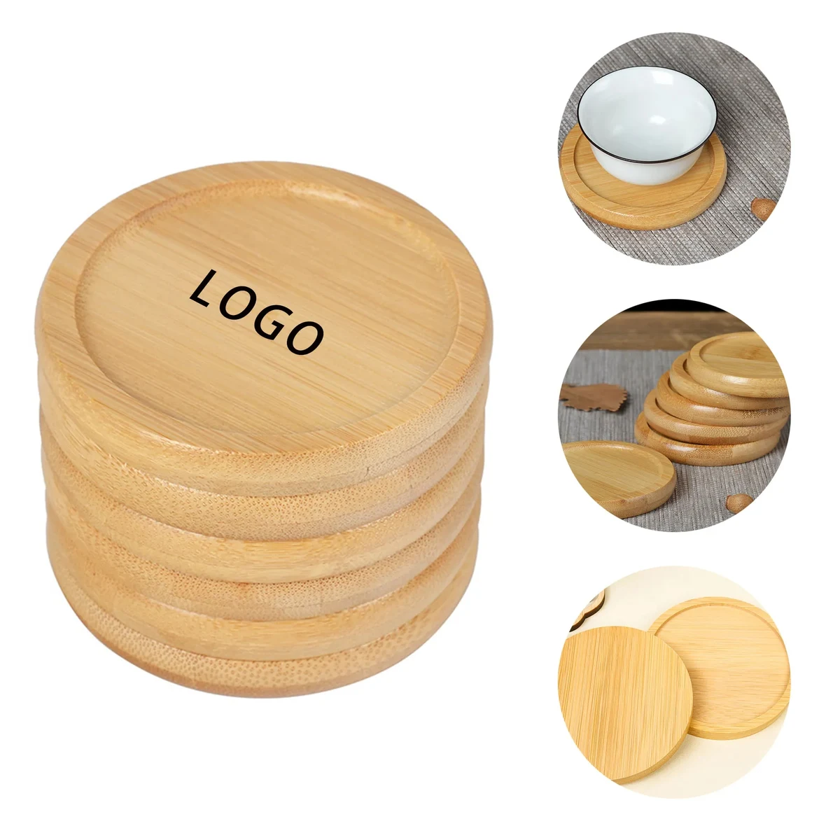 Bamboo Coaster for Home and Office 1