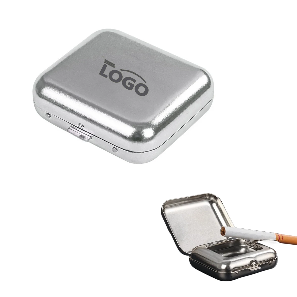 Portable Metal Pocket Ashtray For Travel 1