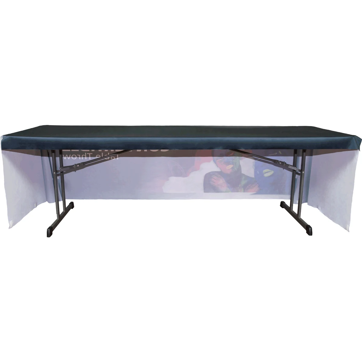 4' 3-Sided Economy Dye Sub Printed 36" High Table Throw 1