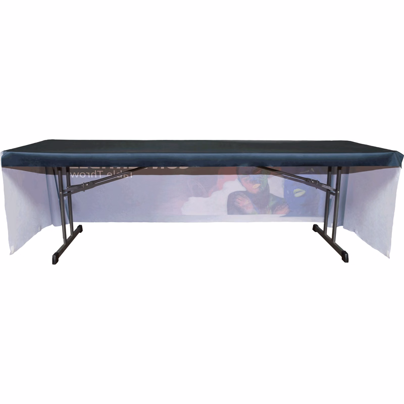 4' 3-Sided Economy Dye Sub Printed 36" High Table Throw
