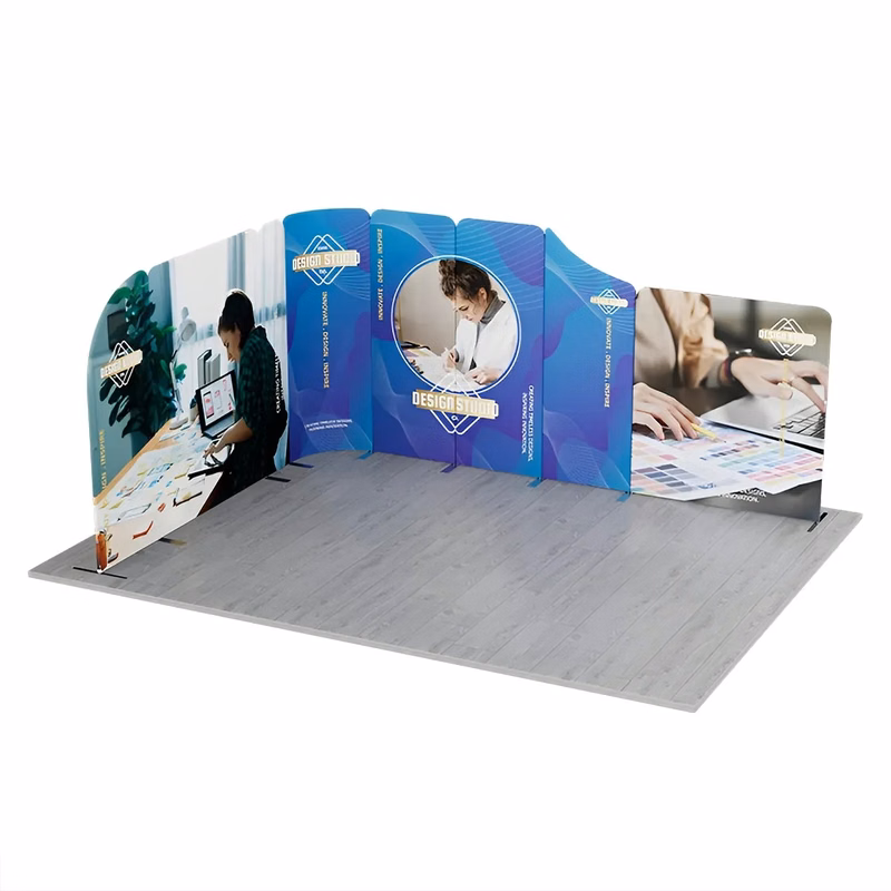 16.4x13ft Magnetic Modular Fabric Displays - L Shape