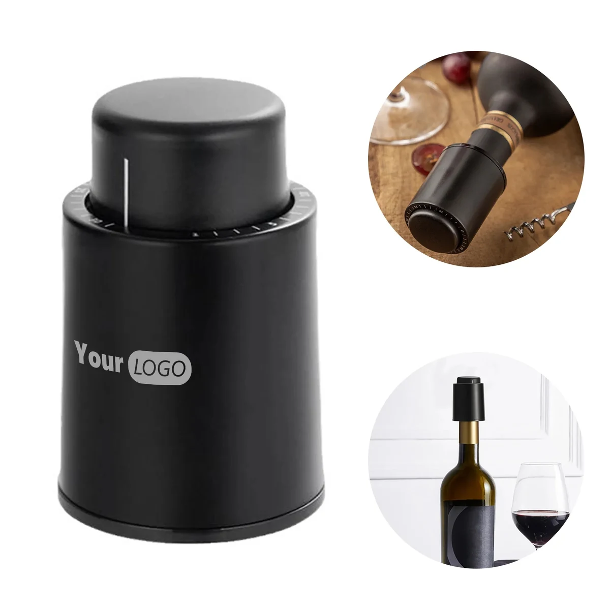 Abs Press Type Vacuum Red Wine Stopper 1