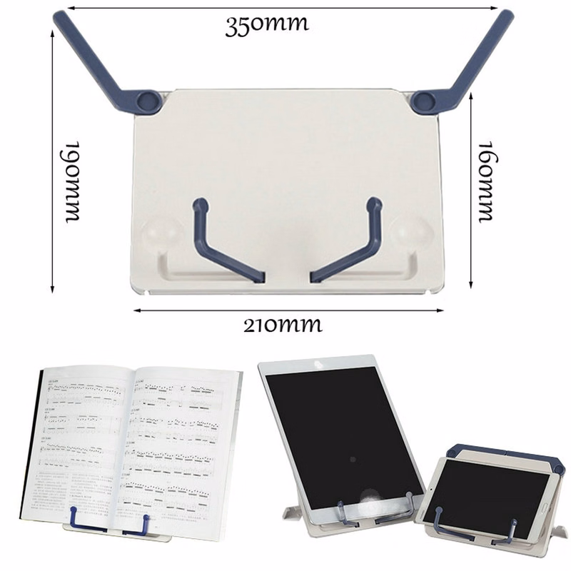 Portable Book Stand Reading Bookshelf Music Rack