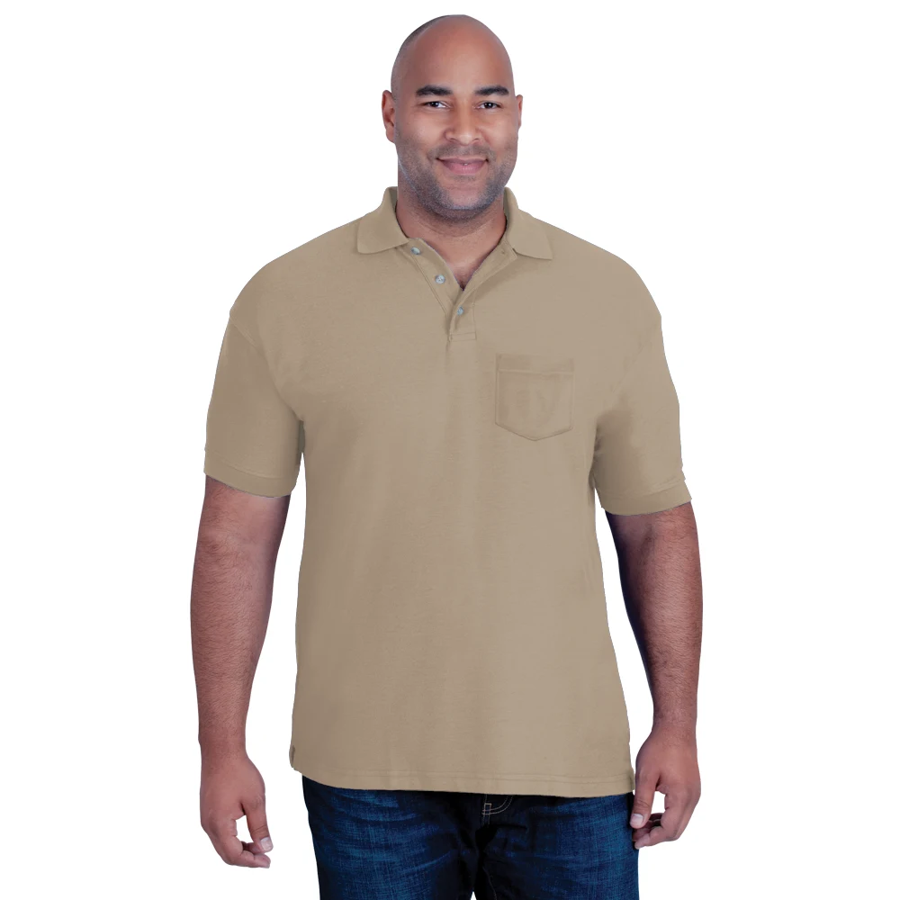 Men's Scotchgard Pique Polo with Pocket 1