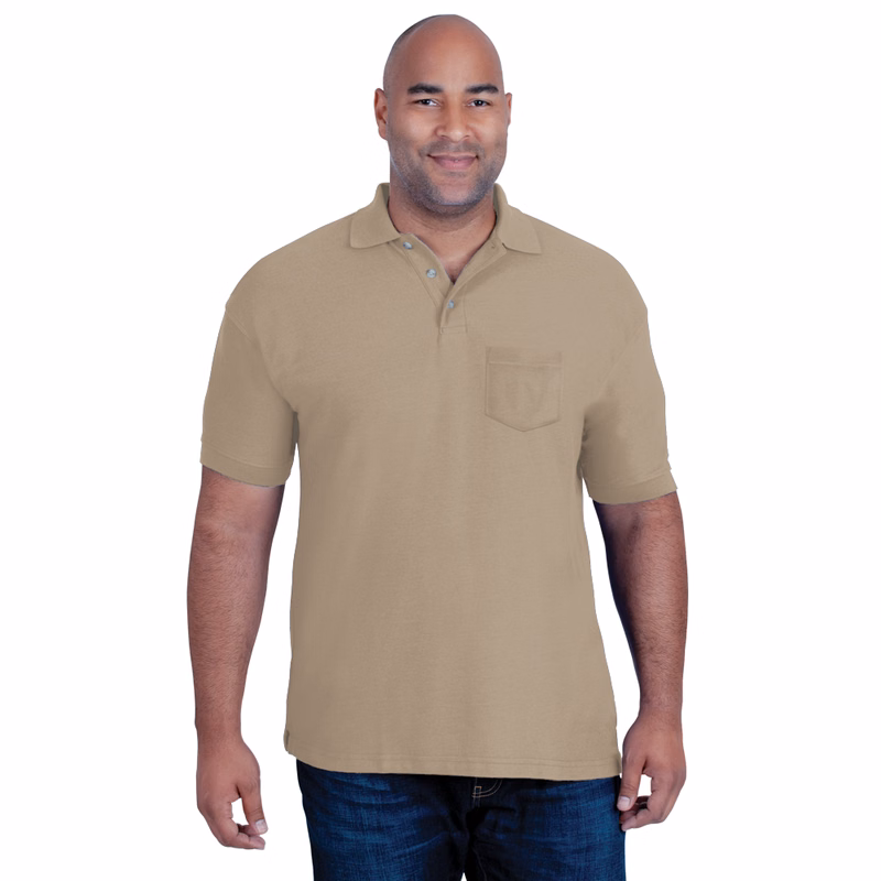 Men's Scotchgard Pique Polo with Pocket