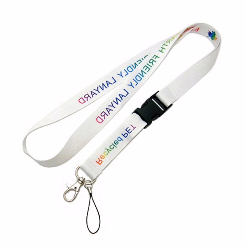 Eco PET Lanyard with dye sublimation imprint - 5/8 inch
