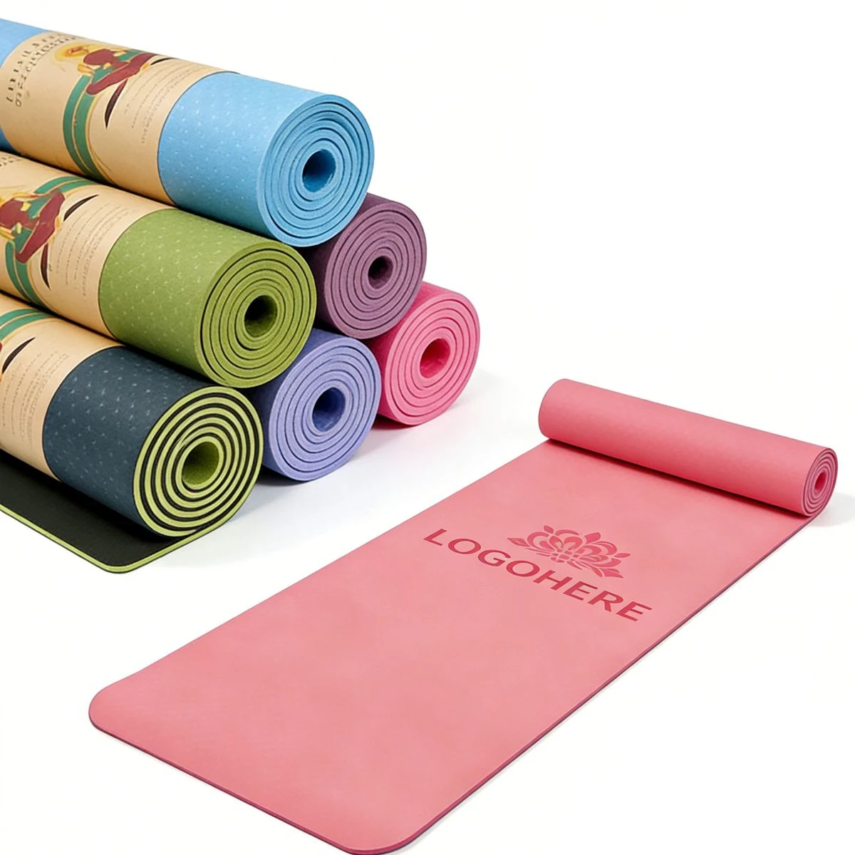 High Density 6mm Thick Fitness Yoga Mat 1