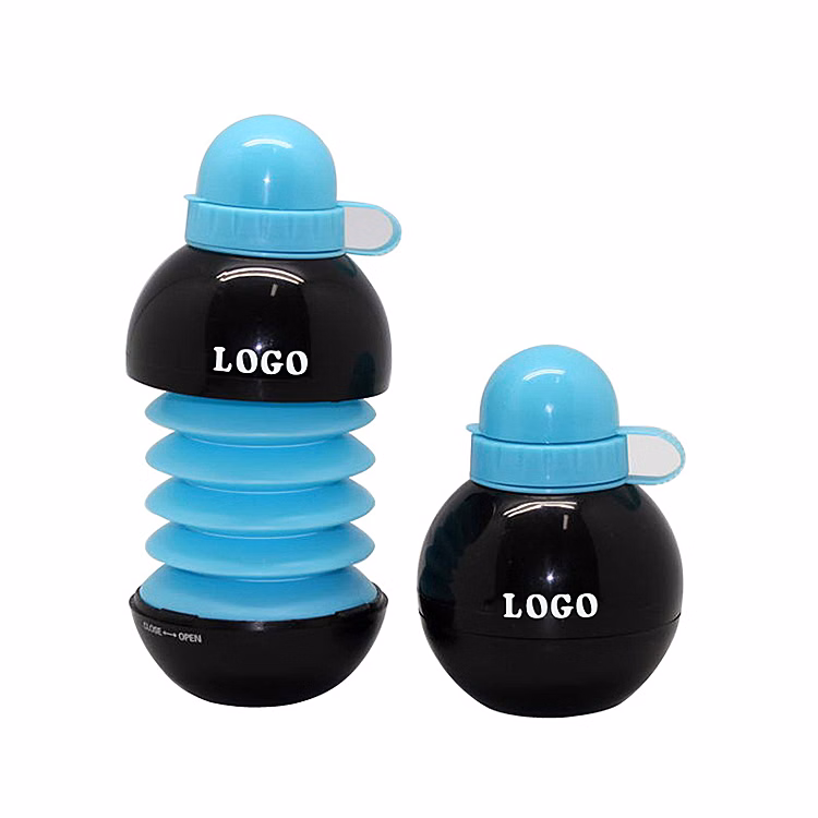 13OZ Sports Water Bottle Collapsible Ball Shaped