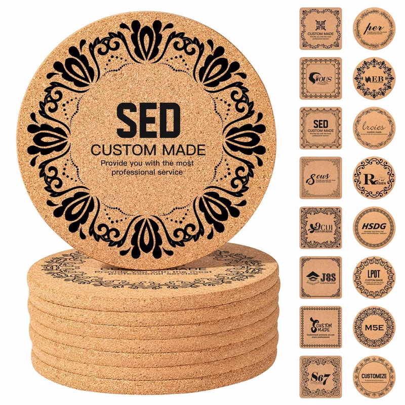 Round Cork Coasters